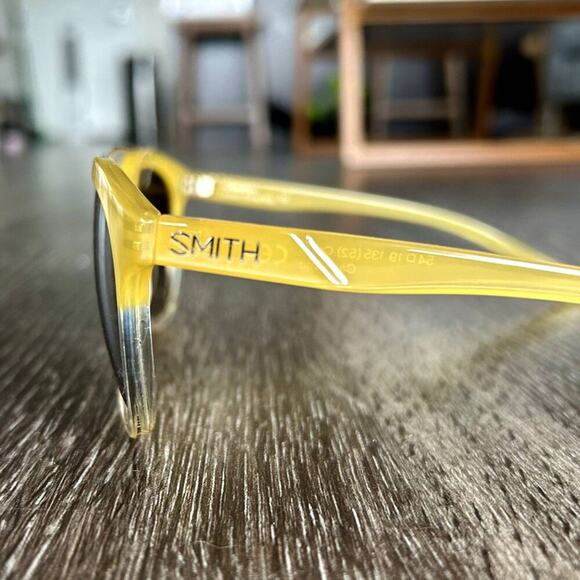 EUC Smith Optics Clayton Carbonic Lemon Yellow Crystal Sunglasses Gradien Unisex - Picture 7 of 16